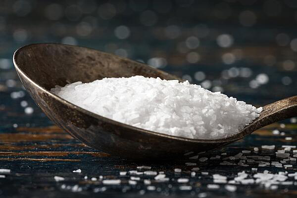 Salt in spoon