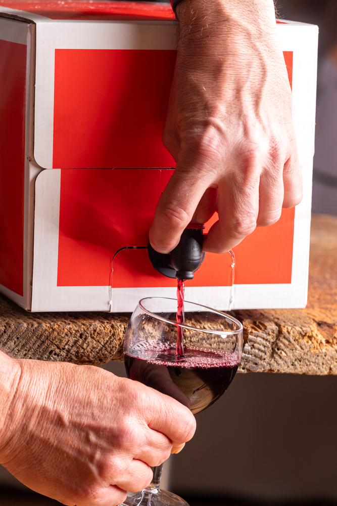 bag-in-box packaging for wine